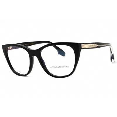 Victoria Beckham Ladies Black Cat Eye Eyeglass Frames Vb2665 In Yellow
