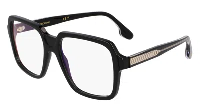 Victoria Beckham Ladies Black Rectangular Eyeglass Frames Vb26685317001