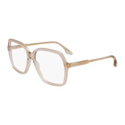 Victoria Beckham Ladies Black Square Eyeglass Frames Vb2650 250 In Brown