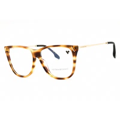 Victoria Beckham Ladies Brown Rectangular Eyeglass Frames Vb26365614222 In Multi