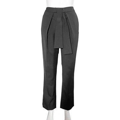 Victoria Beckham Ladies Pants Navy Front Tie Pant