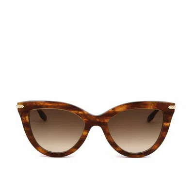Victoria Beckham Ladies' Sunglasses   53 Mm ( 53 Mm) Gbby2 In Brown