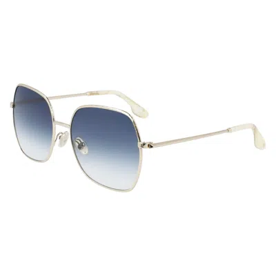 Victoria Beckham Ladies' Sunglasses   56 Mm Gbby2 In Metallic
