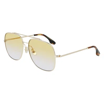 Victoria Beckham Ladies' Sunglasses   59 Mm Gbby2 In Metallic