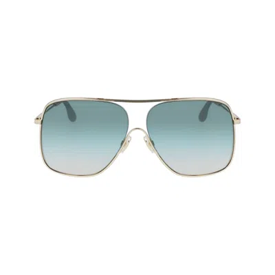 Victoria Beckham Ladies' Sunglasses  Vb132s-756  61 Mm Gbby2 In Gold