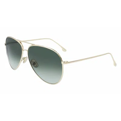 Victoria Beckham Ladies' Sunglasses  Vb203s-713  62 Mm Gbby2 In Green
