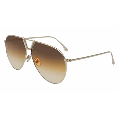 Victoria Beckham Ladies' Sunglasses  Vb208s-702  64 Mm Gbby2 In Brown