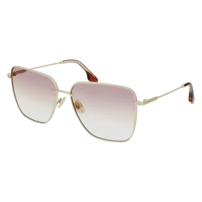 Victoria Beckham Ladies' Sunglasses  Vb218s-728  61 Mm Gbby2 In Metallic