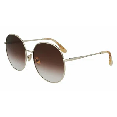 Victoria Beckham Ladies' Sunglasses  Vb224s-702  59 Mm Gbby2 In Brown