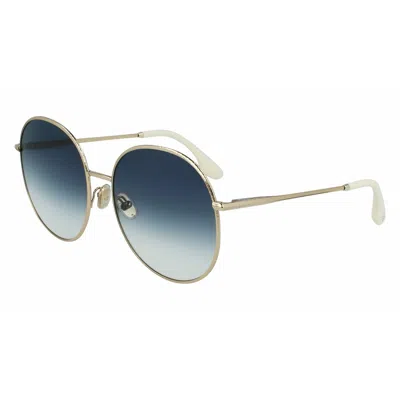 Victoria Beckham Ladies' Sunglasses  Vb224s-720  59 Mm Gbby2 In Blue