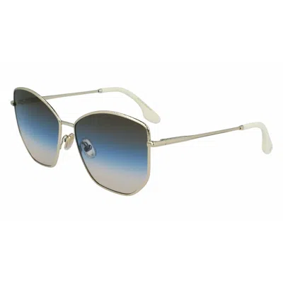 Victoria Beckham Ladies' Sunglasses  Vb225s-734  59 Mm Gbby2 In Blue