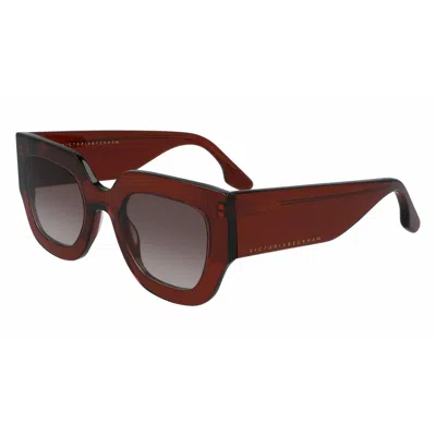 Victoria Beckham Ladies' Sunglasses  Vb606s-604  49 Mm Gbby2 In Brown