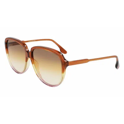 Victoria Beckham Ladies' Sunglasses  Vb618s-241  60 Mm Gbby2 In Gold