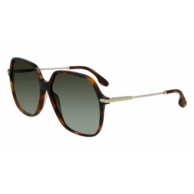 Victoria Beckham Ladies' Sunglasses  Vb631s-215  60 Mm Gbby2 In Gold