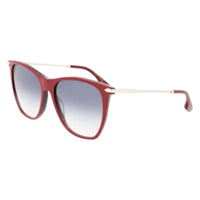 Victoria Beckham Ladies' Sunglasses  Vb636s-619  58 Mm Gbby2 In Brown