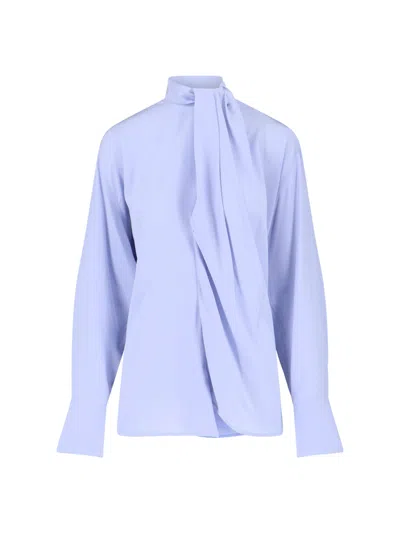 VICTORIA BECKHAM LAVALLIÈRE SILK SHIRT