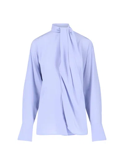 VICTORIA BECKHAM LAVALLIÈRE SILK SHIRT
