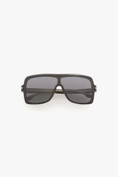 Victoria Beckham Layered Mask Frame In Black