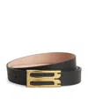 VICTORIA BECKHAM LEATHER B-BUCKLE BELT