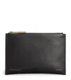 VICTORIA BECKHAM LEATHER B FRAME POCHETTE BAG