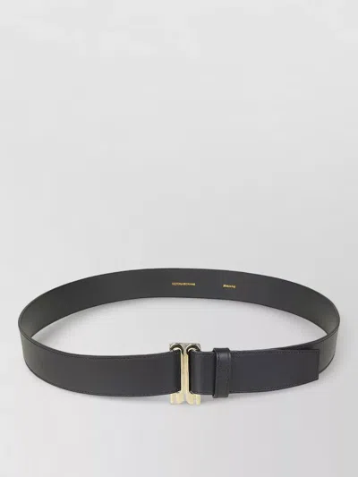 Victoria Beckham Leather Belt In Black