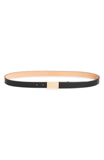 Victoria Beckham Leather Belt In Black