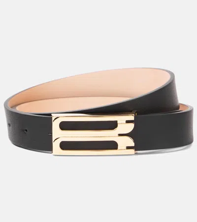 Victoria Beckham Leather Belt In Black
