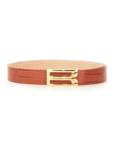 Victoria Beckham Women Leather Belt In Multicolor