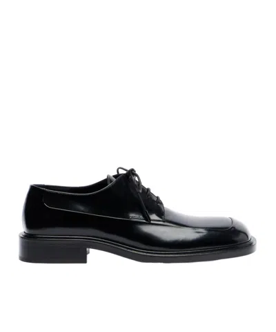 Victoria Beckham Leather Brogues In Black