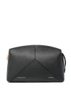 Victoria Beckham Leather Clutch Bag In Black