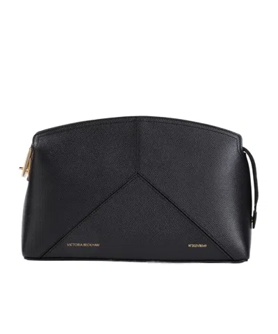 Victoria Beckham Leather Clutch Bag In Black