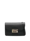 Victoria Beckham Leather Crossbody Bag In Black