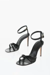 Victoria Beckham Leather Decol Ankle-strap Sandals Heel 9cm
