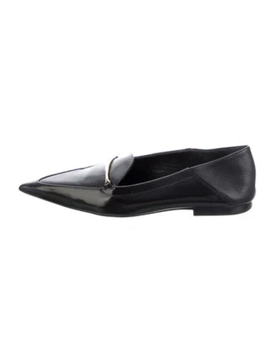Pre-owned Victoria Beckham Leather Loafers In Black
