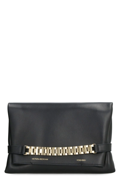 Victoria Beckham Leather Pouch In Black