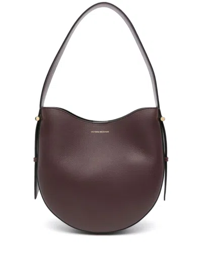 Victoria Beckham Leather Shoulder Bag In 红色