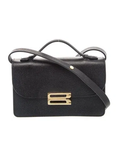Pre-owned Victoria Beckham Leather Shoulder Bag In Black