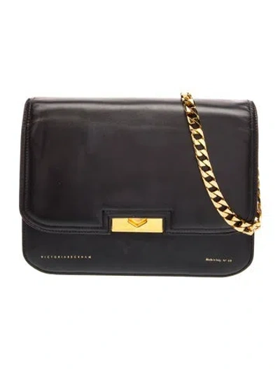 Pre-owned Victoria Beckham Leather Shoulder Bag In Black