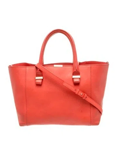 Pre-owned Victoria Beckham Leather Shoulder Bag In Pink