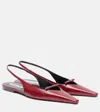 Victoria Beckham Leather Slingback Flats