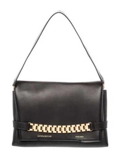 Pre-owned Victoria Beckham Leather Top Handle Bag In Black