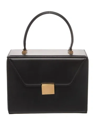 Pre-owned Victoria Beckham Leather Top Handle Bag In Black