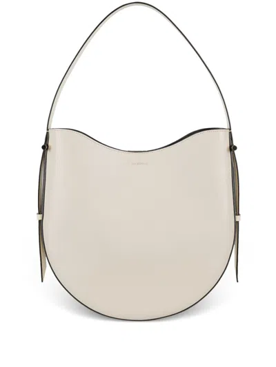 Victoria Beckham Leather Tote Bag In Neutrals