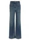 Victoria Beckham Alina Jean With Back And Front Pockets In Blue