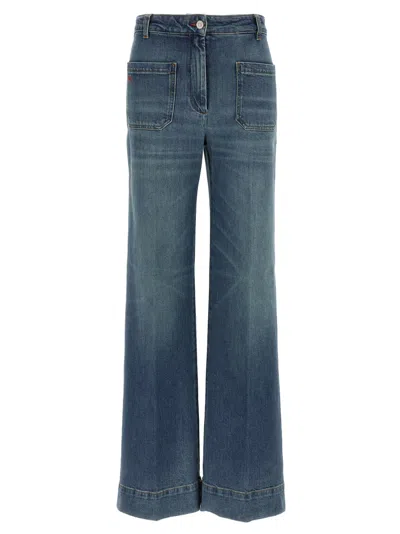 Victoria Beckham Light Blue Alina Jeans