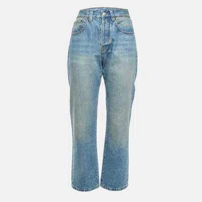 Pre-owned Victoria Beckham Light Blue Denim Straight Jeans S (waist 30")