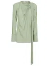 Victoria Beckham Scarf Top Featuring Twisted Detail