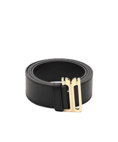 Victoria Beckham Logo Buckle Fastened Belt In Pink