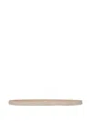 Victoria Beckham Logo-buckle Leather Belt In Neutral