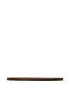 Victoria Beckham Logo-buckle Leather Belt In Brown